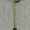 Verstellbare Edelstahlkette – goldene Ankerkette mit weißen Perlen