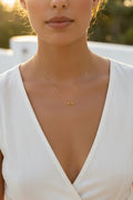 Collier doré réglable en acier inoxydable – Chaîne fine et pendentif toggle.
