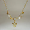 Collier Doré Charms Marins Pendentif Tortue | Acier Inoxydable