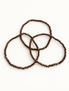 Armband aus vergoldetem Edelstahl – mehrfarbige Perlen aus Jaspis & Rubin-Zoisit – Boho-Chic-Stil