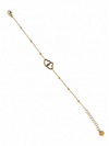 Bracelet fin cœurs dorés entrelacés en acier inoxydable – bijou femme élégant et intemporel
