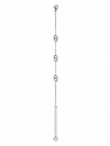 Bracelet fin chaîne d’ancre en acier inoxydable argenté – bijou femme élégant et minimaliste
