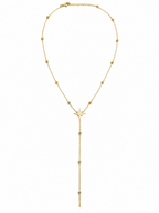Collier Y étoile en acier inoxydable – Bijou fin et lumineux