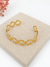 Goudkleurige stalen armband – Ankerkettinghanger.