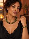 Collier court à pastilles colorées – 4 coloris