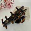 Haarclip Hars Blad Bruine Kleuren