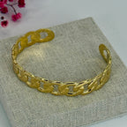 Armreif Gold – Verstellbarer Edelstahl – Gliederstil