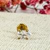 Zirkonia-Piercing – Vergoldeter Stecker aus wasserfestem Edelstahl.
