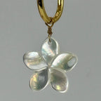 Ohrringe Perlmutt Kleine Blume (2).