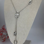 Collier en acier inoxydable – Design moderne chaine d'ancre.