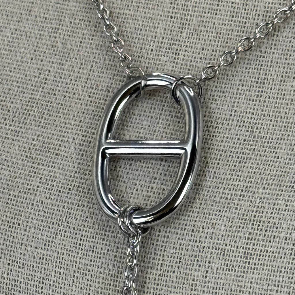Collier en acier inoxydable – Design moderne chaine d'ancre.