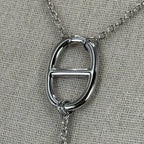 Collier en acier inoxydable – Design moderne chaine d'ancre.