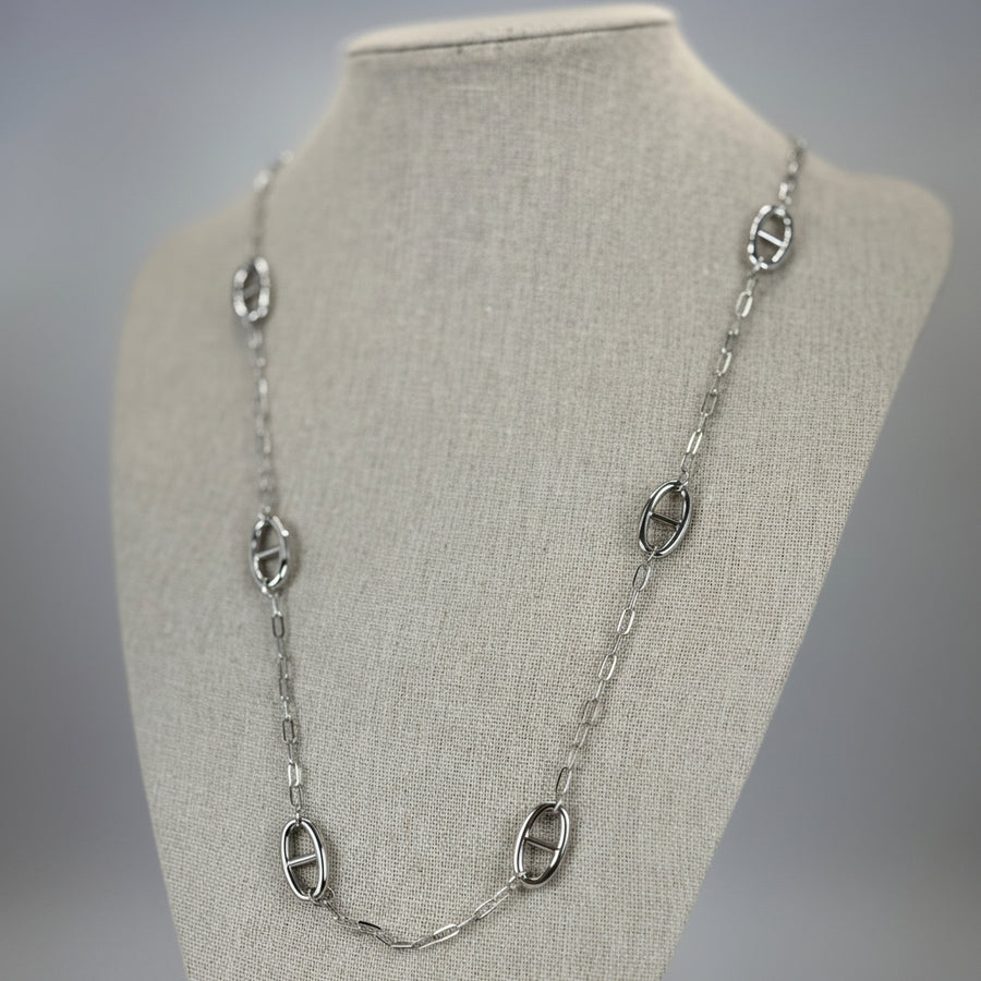 Verstellbare Ankerkette aus Edelstahl – Vergoldeter oder versilberter Schmuck.