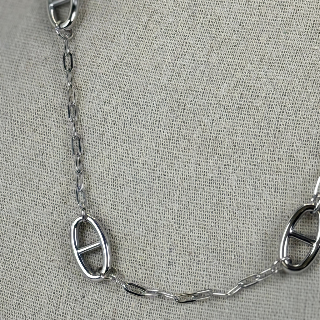 Verstellbare Ankerkette aus Edelstahl – Vergoldeter oder versilberter Schmuck.