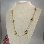 Verstellbare Ankerkette aus Edelstahl – Vergoldeter oder versilberter Schmuck.