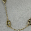 Verstellbare Ankerkette aus Edelstahl – Vergoldeter oder versilberter Schmuck.