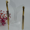 Lange goldene Ohrringe aus Edelstahl – Minimalistisches schickes Design