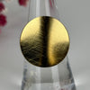 Verstellbarer Ring aus Edelstahl – Großer, runder, gebürsteter Ring – Gold- oder Silber-Finish