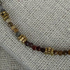 Bracelet perles multicolore & acier inoxydable doré – bijou fin et résistant