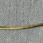 Collier ras-du-cou doré en acier inoxydable – Chaîne serpent élégante