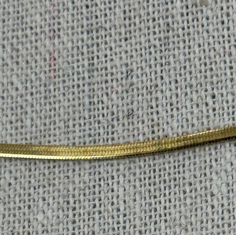Vergoldete Halskette aus Edelstahl – Elegante Schlangenkette