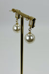 Boucles d’oreilles pendantes perles en acier inoxydable – 3 cm