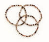 Armband aus vergoldetem Edelstahl – mehrfarbige Perlen aus Jaspis & Rubin-Zoisit – Boho-Chic-Stil