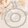 Collier Chance cristal en acier inoxydable argenté